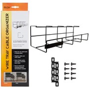 Fleming Supply Fleming Supply Wire Organizer Tray- Set of Two 16 inch Cable Raceways for Office Cord Management 555831HML